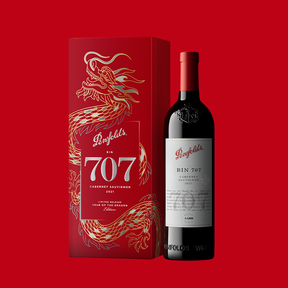 Penfolds Bin 707 Cabernet Sauvignon 2021 Lunar New Year Gift Box 750ml