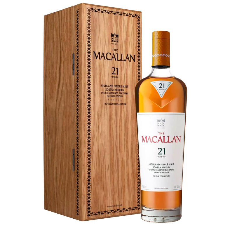 Macallan 21 Year Old The Colour Collection Single Malt Whisky 700ml