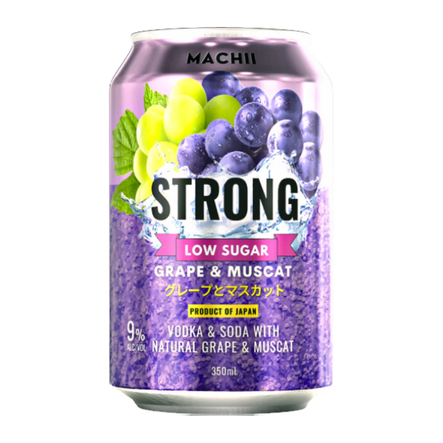 Machii Strong Grape & Muscat 350mlx24