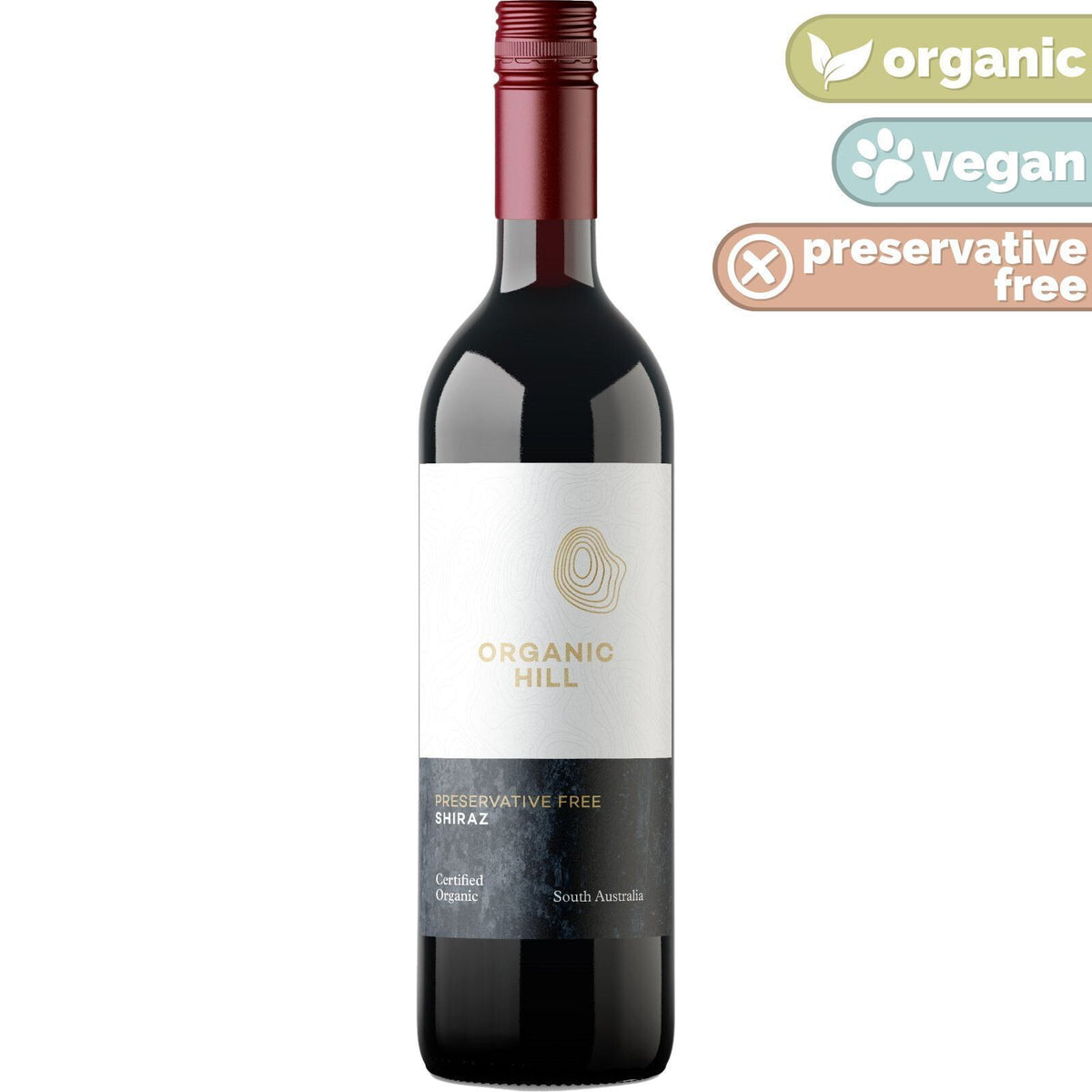 Organic Hill Preservative Free Shiraz 750ml