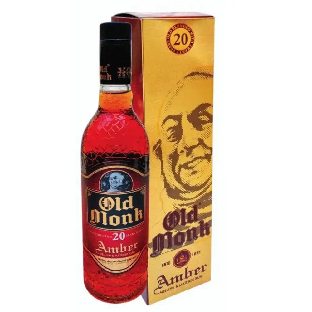 Old Monk Amber XO Mellow And Matured 20 Year Old Rum 750ml