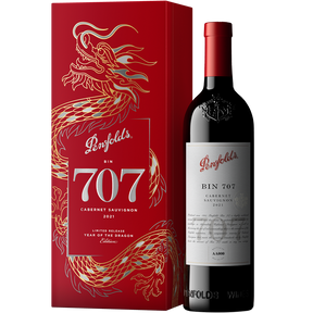 Penfolds Bin 707 Cabernet Sauvignon 2021 Lunar New Year Gift Box 750ml