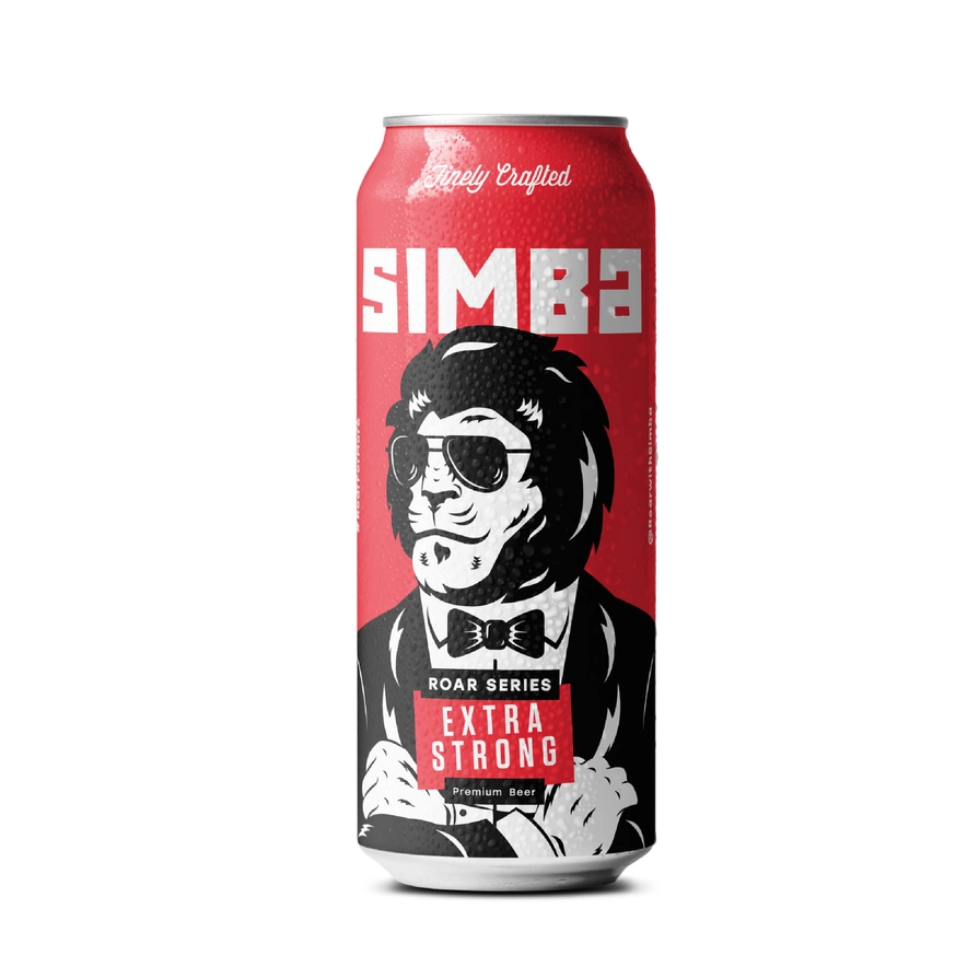 Simba Strong Simba Strong Premium Lager 500ml Cans (24x500ml)