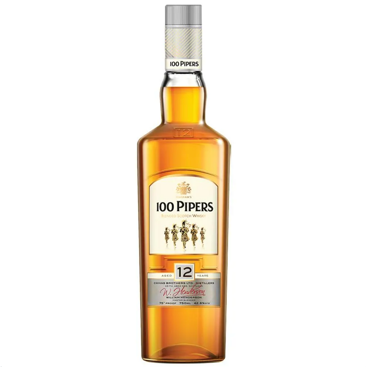 100 Pipers 12 Yr Scotch 750ml