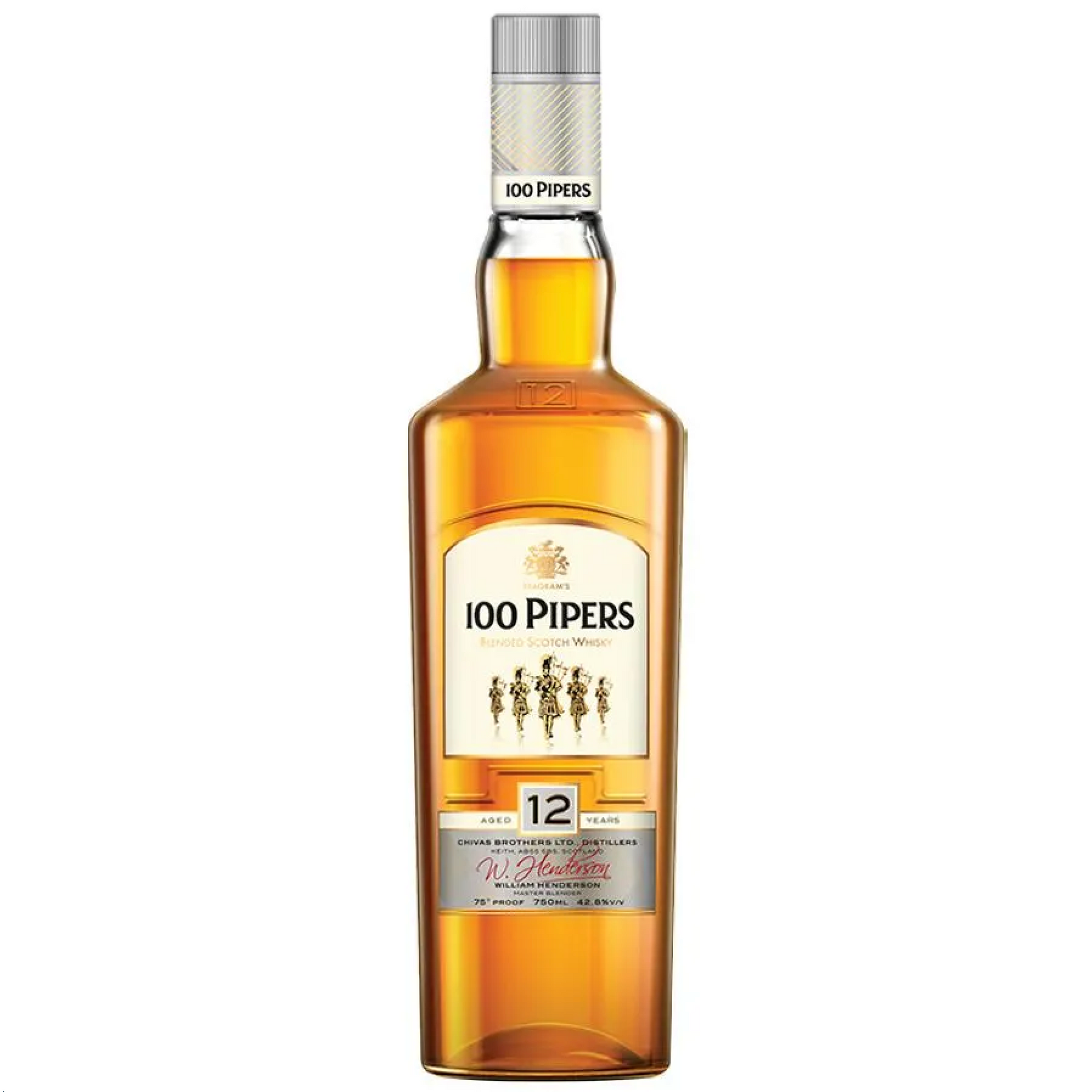 100 Pipers 12 Yr Scotch 750ml