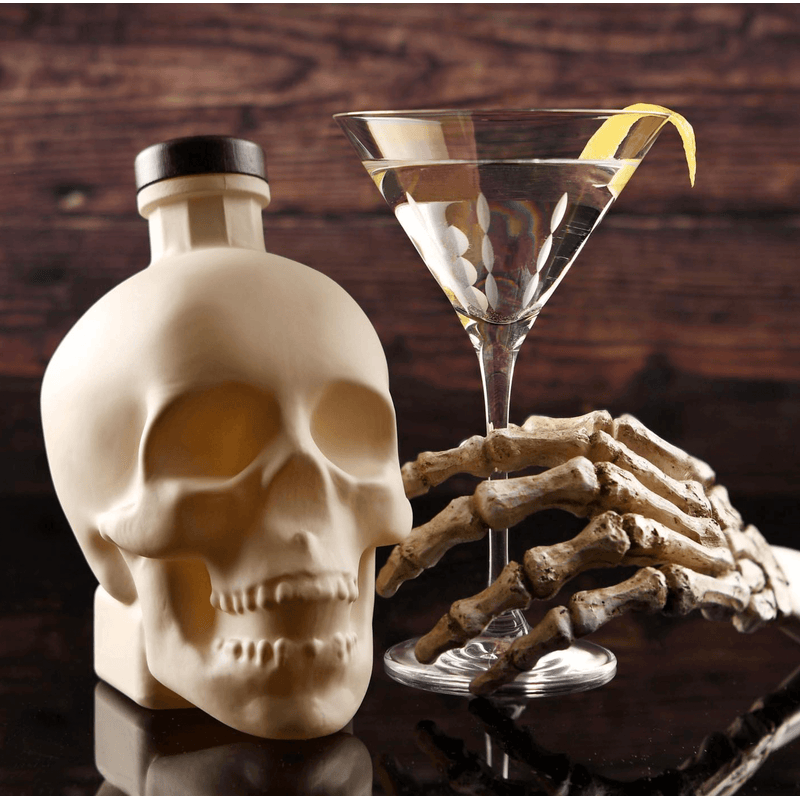Crystal Head Bone Limited Edition Ceramic Skull 700ml