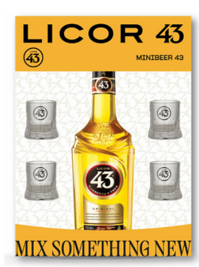 Licor 43 Mini Beer Gift Pack 700ml