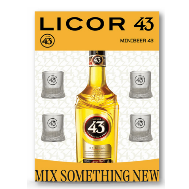 Licor 43 Mini Beer Gift Pack 700ml