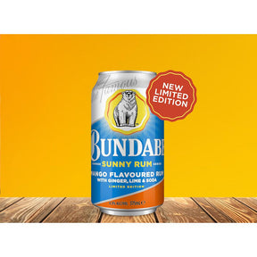 Bundaberg Sunny Rum Series Mango Rum, Ginger, Lime & Soda 375ml