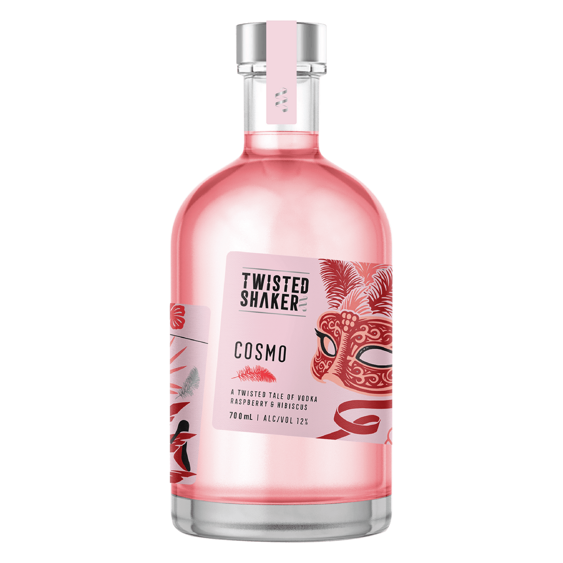 Twisted Shaker Raspberry Hibiscus Cosmo Bottled Cocktail 200ml