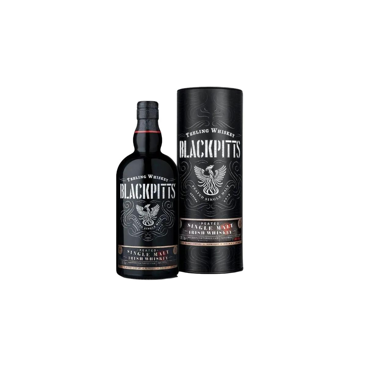 Teeling Blackpitts Peated Single Malt Irish Whiskey 700mL