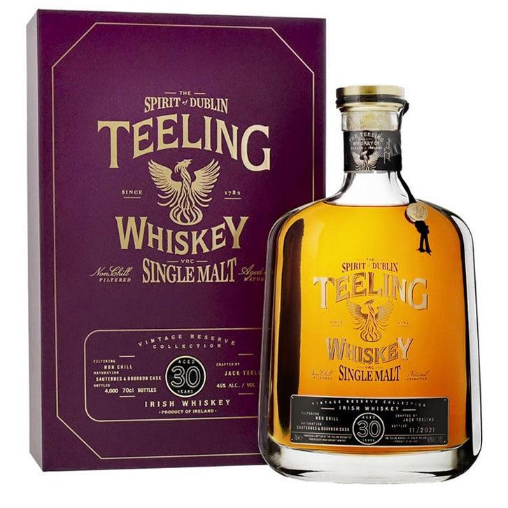 Teeling 30 Year Old Vintage Reserve Collection Single Malt Whiskey 700ml