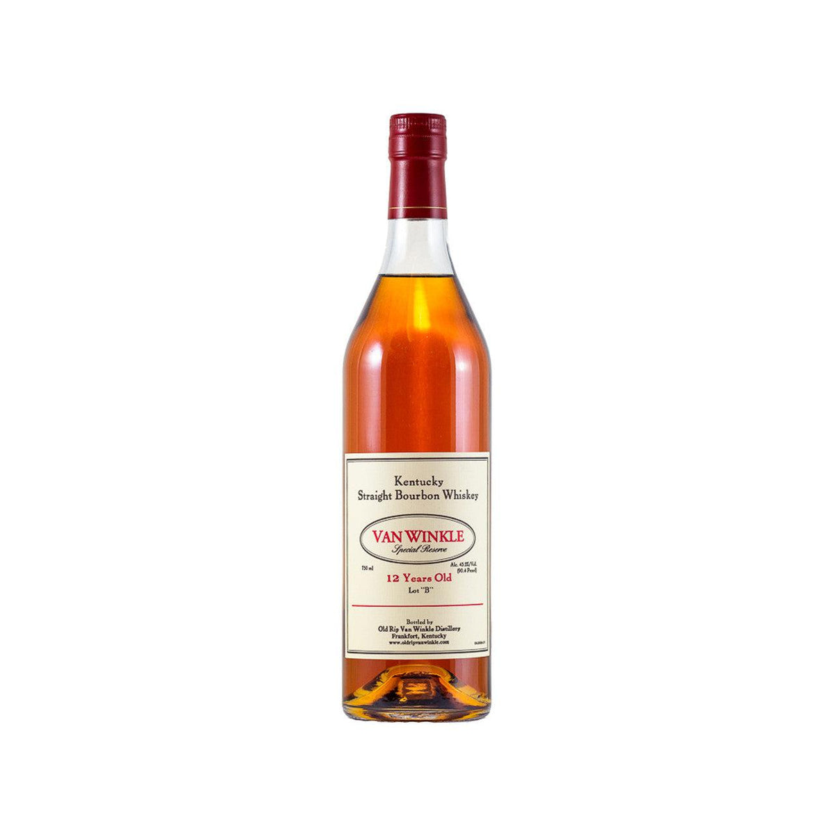 Van Winkle Special Reserve Lot "B" 12 Year Old Bourbon Whiskey 750ml
