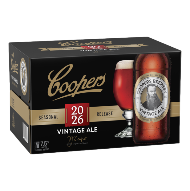 Coopers Vintage Ale Extra Strong Seasonal Release 2026 Limited Edition