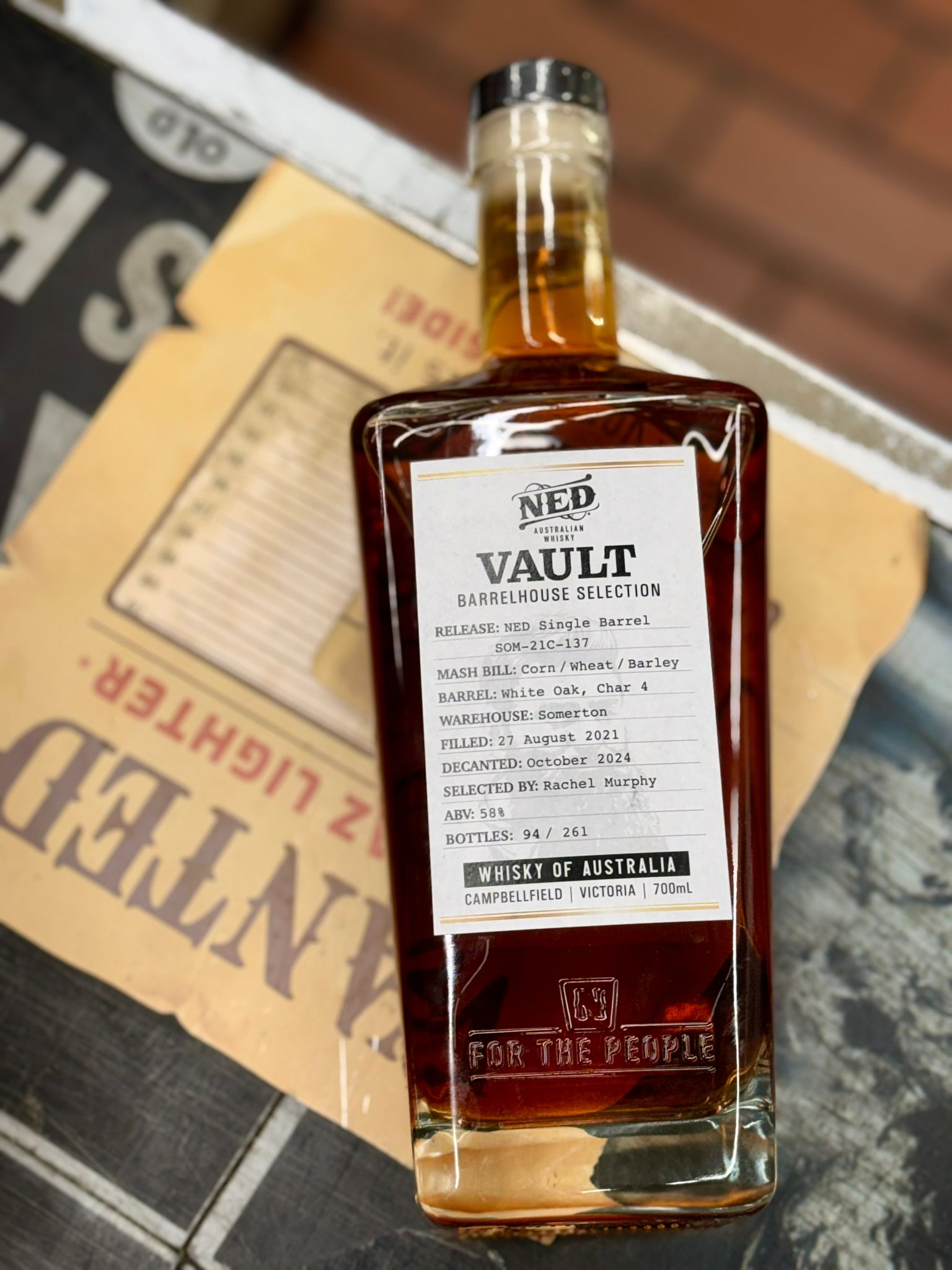 Ned Vault Barrelhouse Selection Australian Whisky 700ml