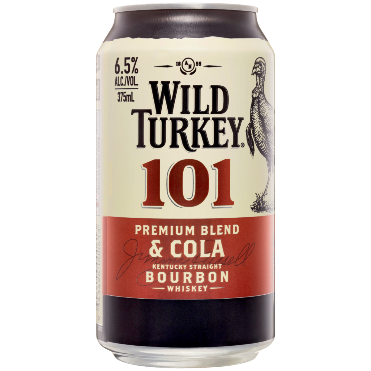 Wild Turkey 101 Bourbon & Cola 12 Pack Can 375mL
