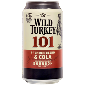 Wild Turkey 101 Bourbon & Cola 12 Pack Can 375mL