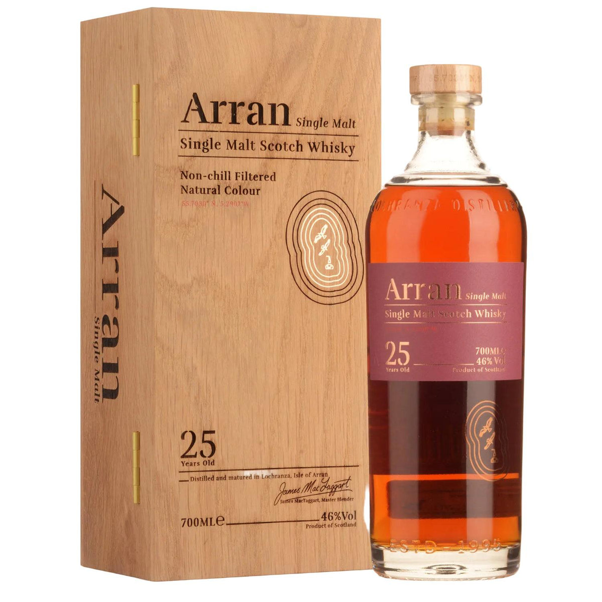 Arran 25 Year Old Single Malt Whisky 700ml