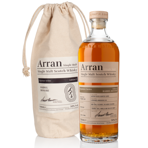 Arran Signature Series Edition 2 Barrel Bonfire Single Malt Whisky 700ml