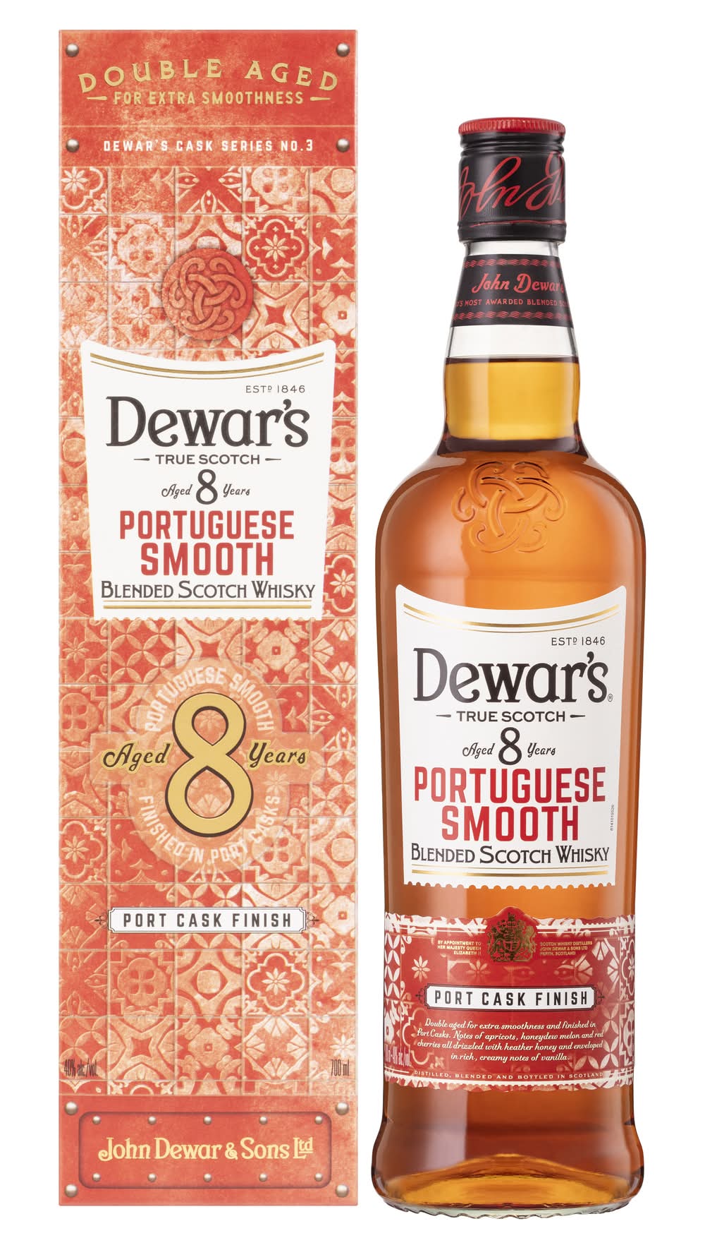 Dewar's Portuguese Smooth Blended Scotch Whisky 700ml