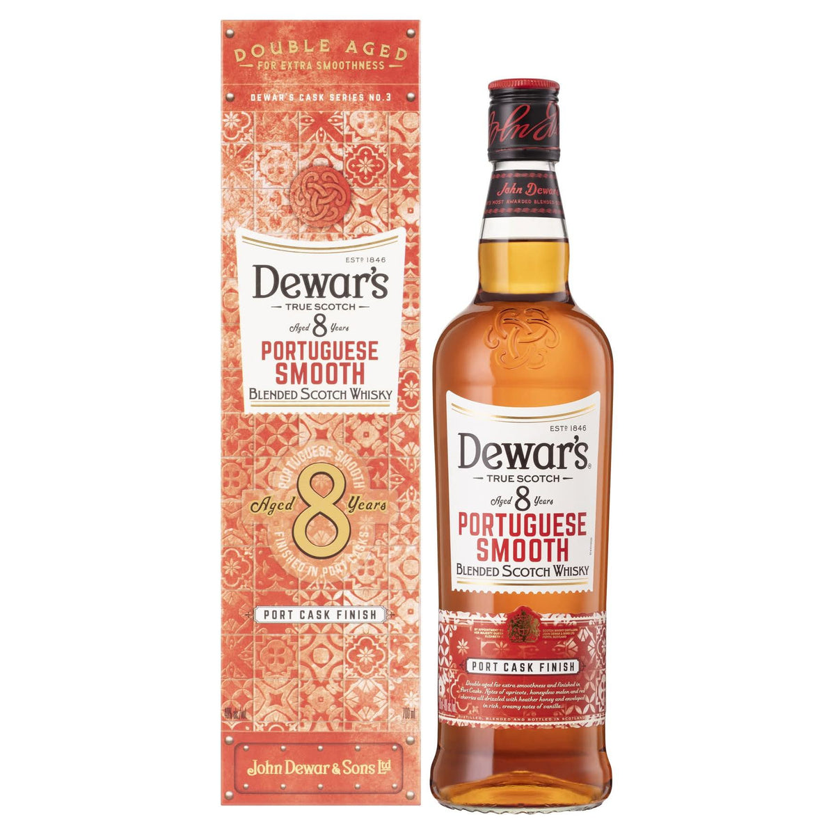 Dewar's Portuguese Smooth Blended Scotch Whisky 700ml