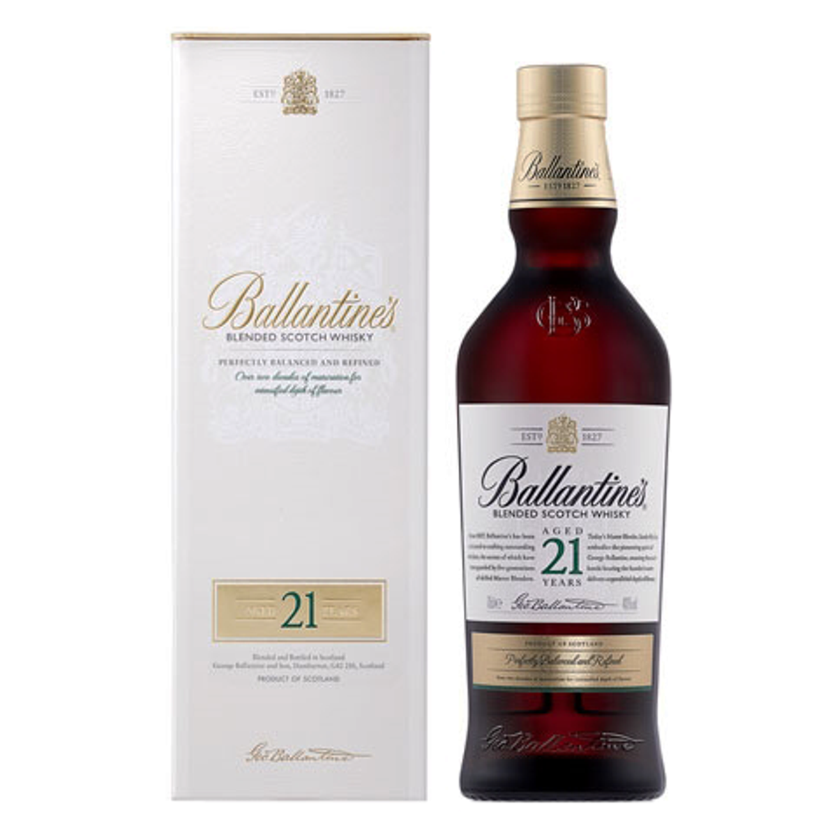 バランタイン 21年 Blended Scotch Whisky 700ml Ballantine's 21 Years Old Blended Scotch Whisky 700ml