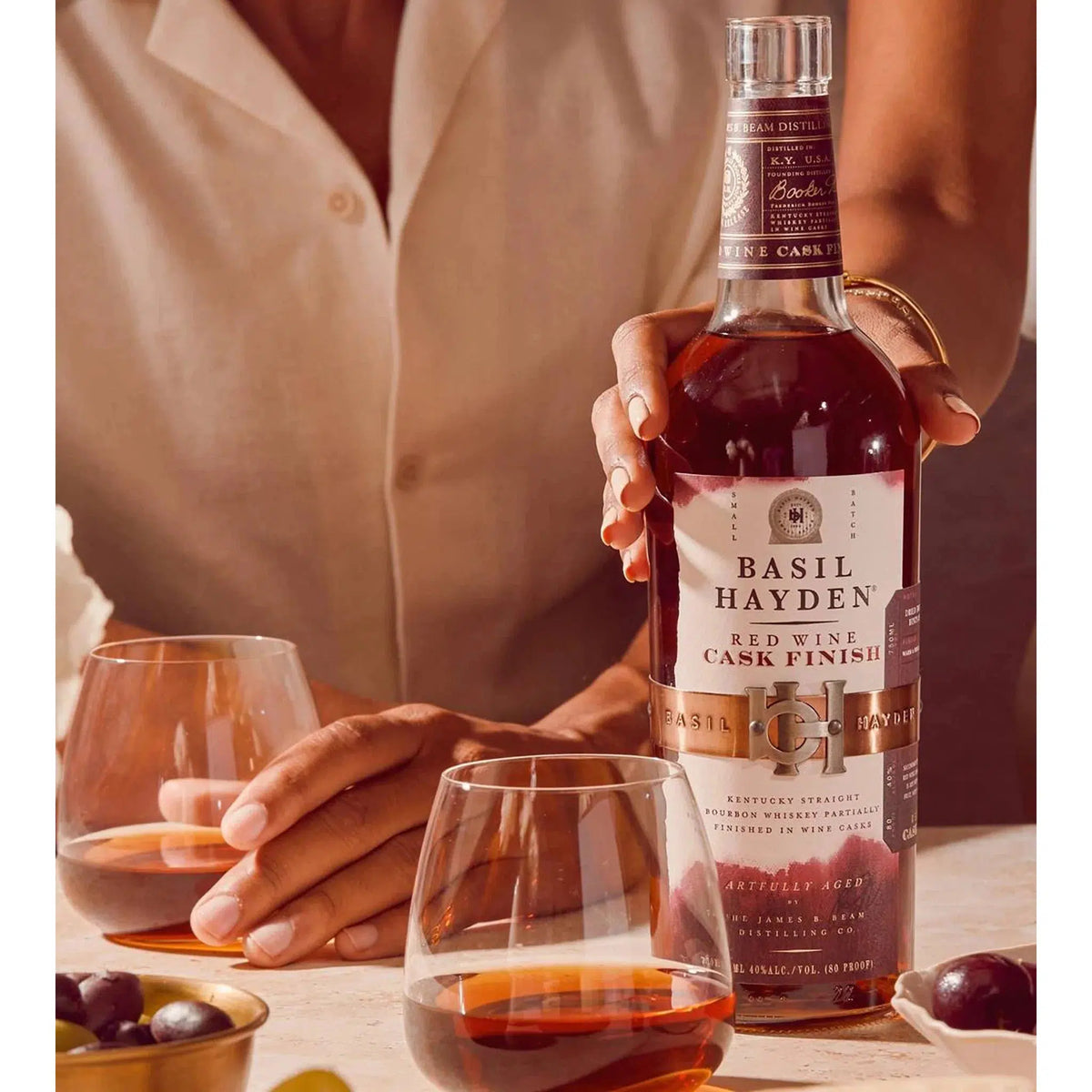 Basil Hayden's Kentucky Red Wine Finish Bourbon Whiskey 700ml