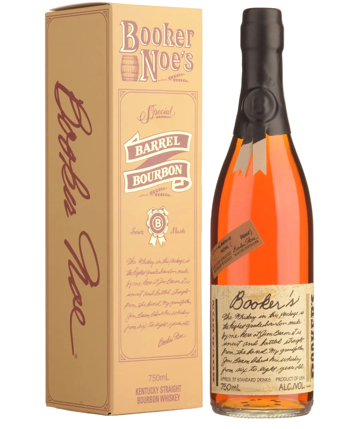Booker Noe's 2025-01E Straight Bourbon Whiskey 750mL