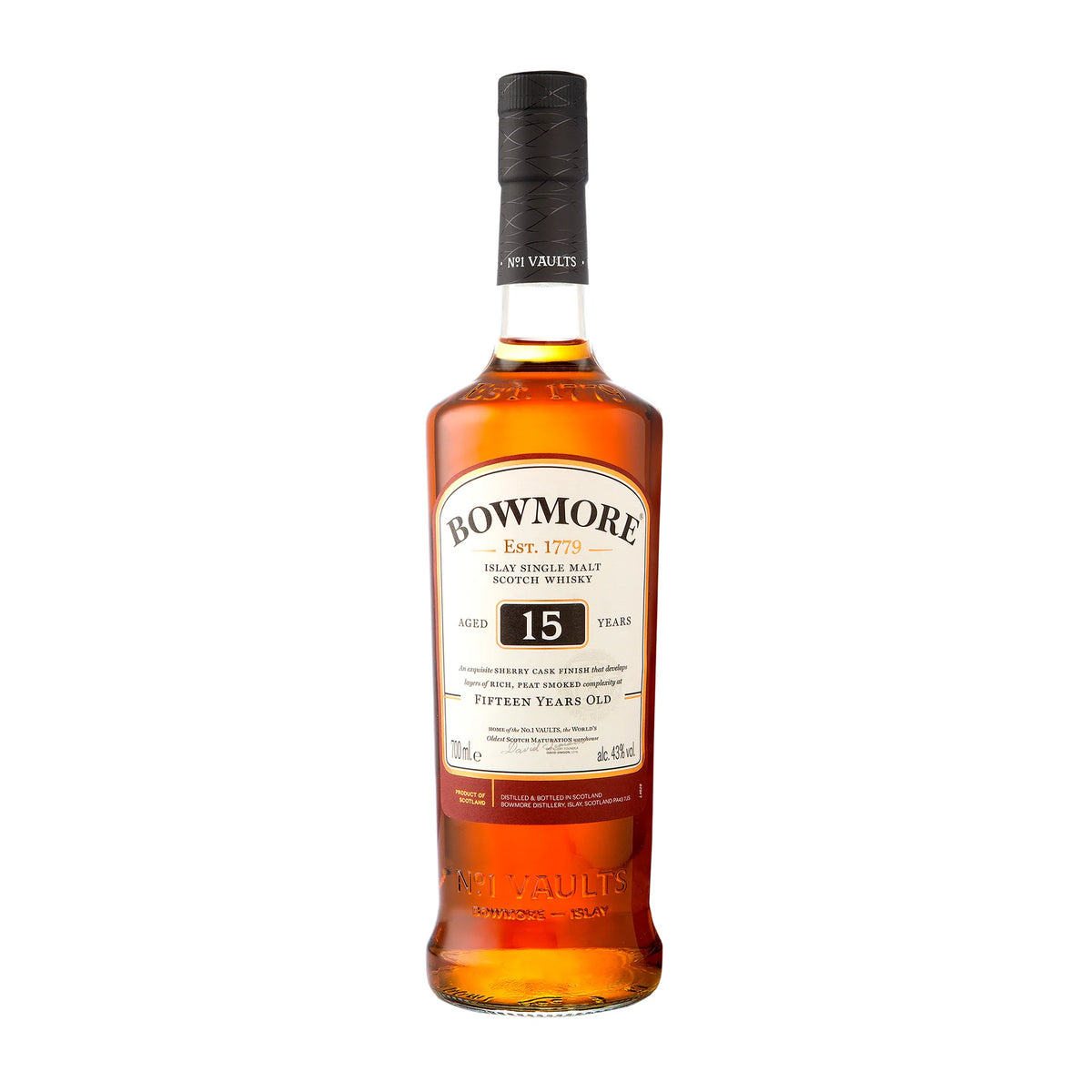 Bowmore 15 Year Old Single Malt Scotch Whisky 700ml