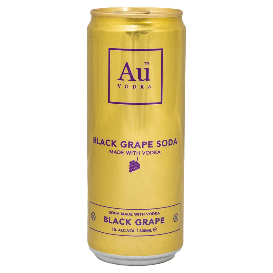 AU Vodka Black Grape RTD Cans 330ml