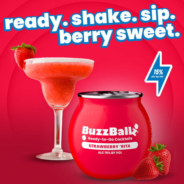Buzzballz Strawberry Rita 200ml