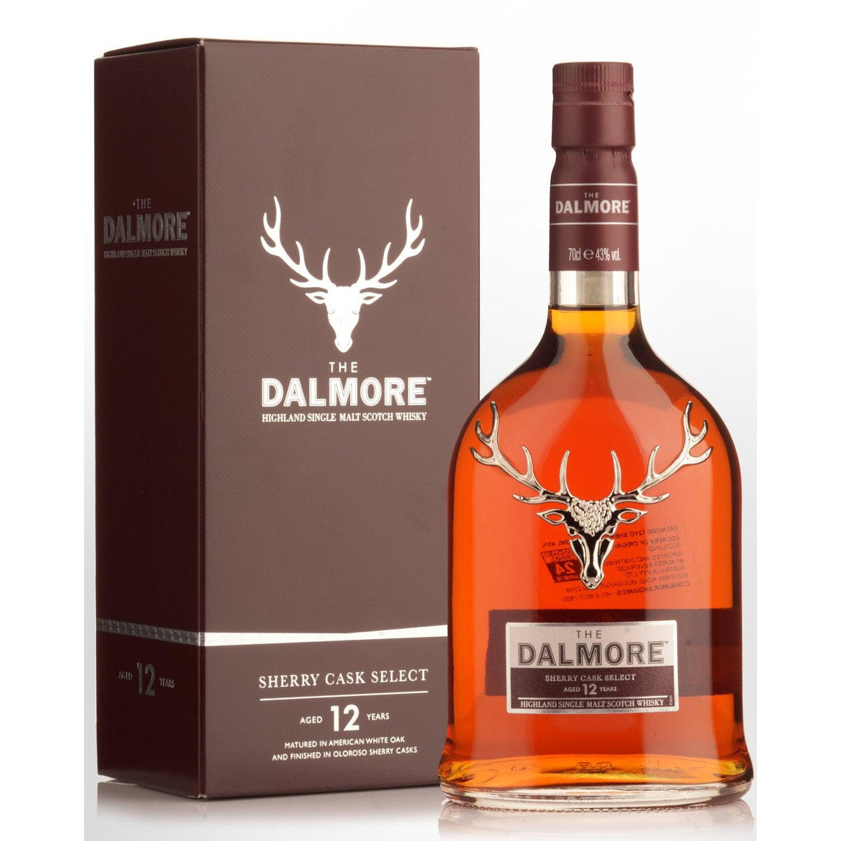 Dalmore 12 Year Old Sherry Cask Select Single Malt Scotch Whisky 700ml