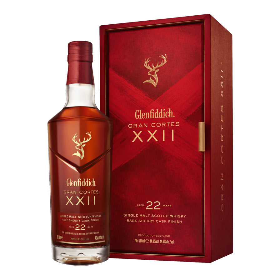 Glenfiddich 22 Year Old Gran Cortes Single Malt Scotch Whisky 700ml