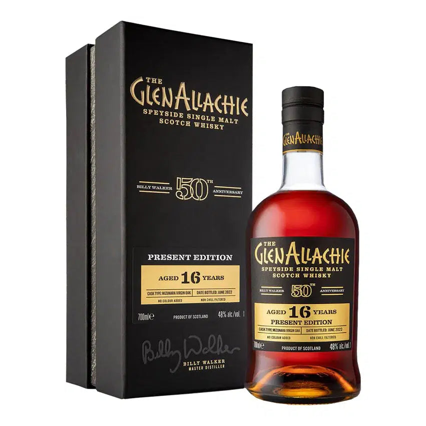 GlenAllachie Present Edition 16 Year Old Single Malt Scotch Whisky 700ml