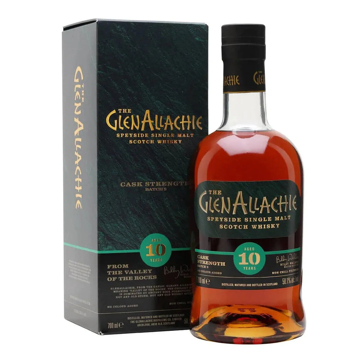 Glenallachie 10 Year Old (Batch 9) Cask Strength Single Malt Scotch Whisky 700ml