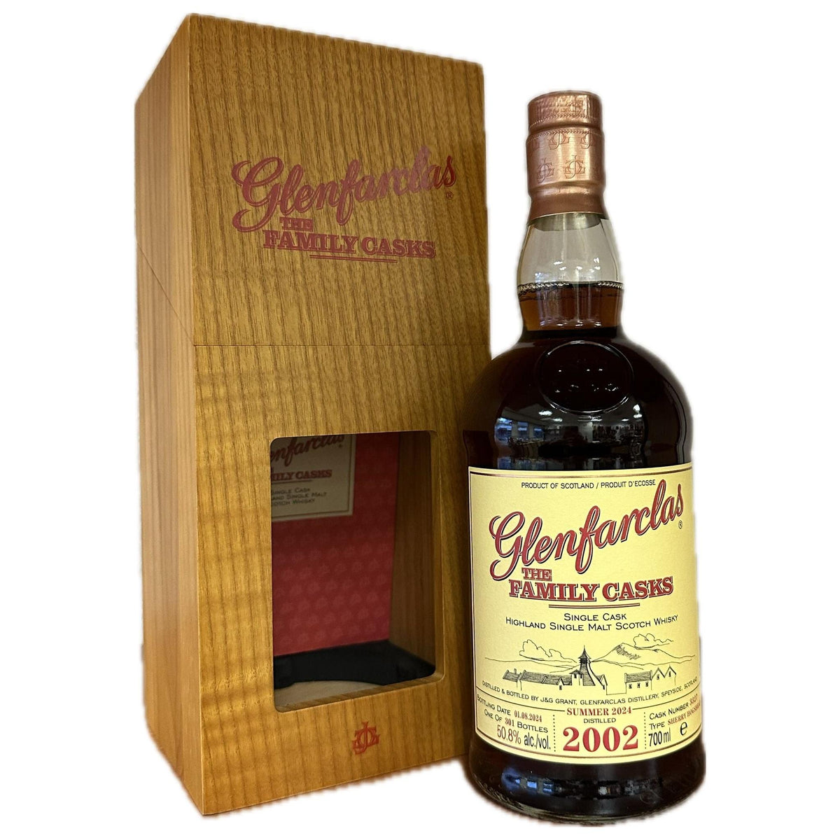 Glenfarclas Family Cask 2002 Cask 3327 Single Malt Scotch Whisky 700ml