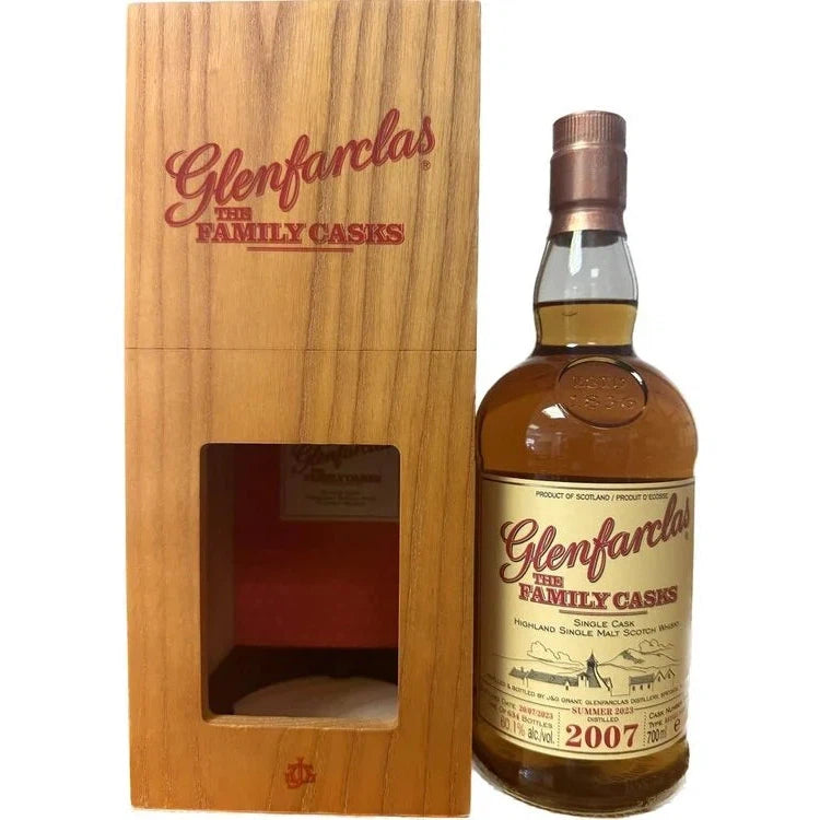 2007 Glenfarclas 15 Year Old The Family Casks Cask Strength Single Malt Scotch Whisky 700ml