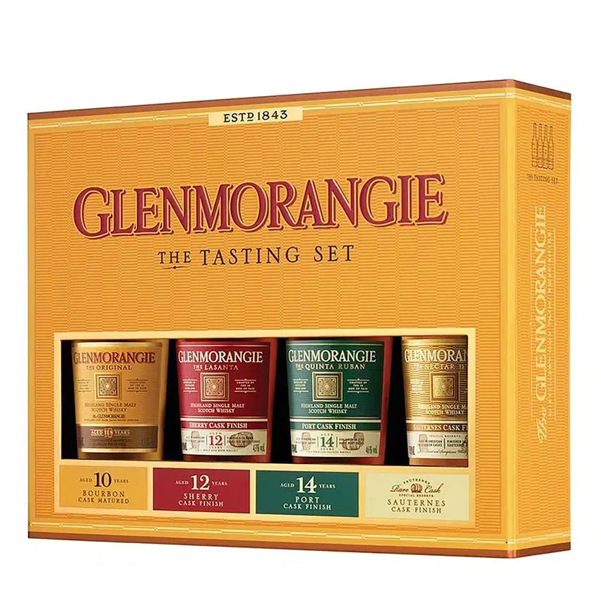Glenmorangie Single Malt Scotch Whisky Tasting Set 4 X 100ml