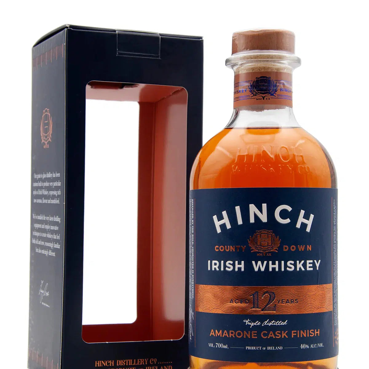 Hinch 12 Year Old Amarone Cask Finish Irish Whiskey 700ml