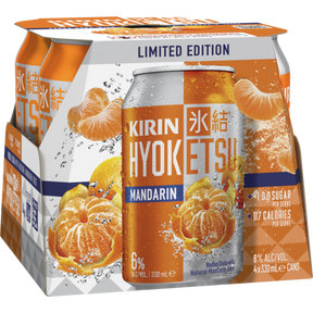 Kirin Hyoketsu Mandarin 6% Cans 330mlx24
