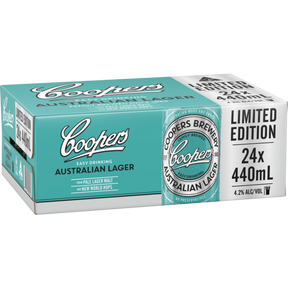 Coopers Australian Lager Limited Edition Cans 24x440ml