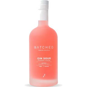 Batched Gin Sour Strawberry & Rhubarb 725ml