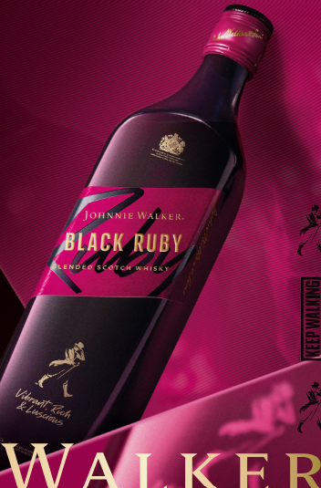 Johnnie Walker Black Ruby Blended Scotch Whisky 700ml