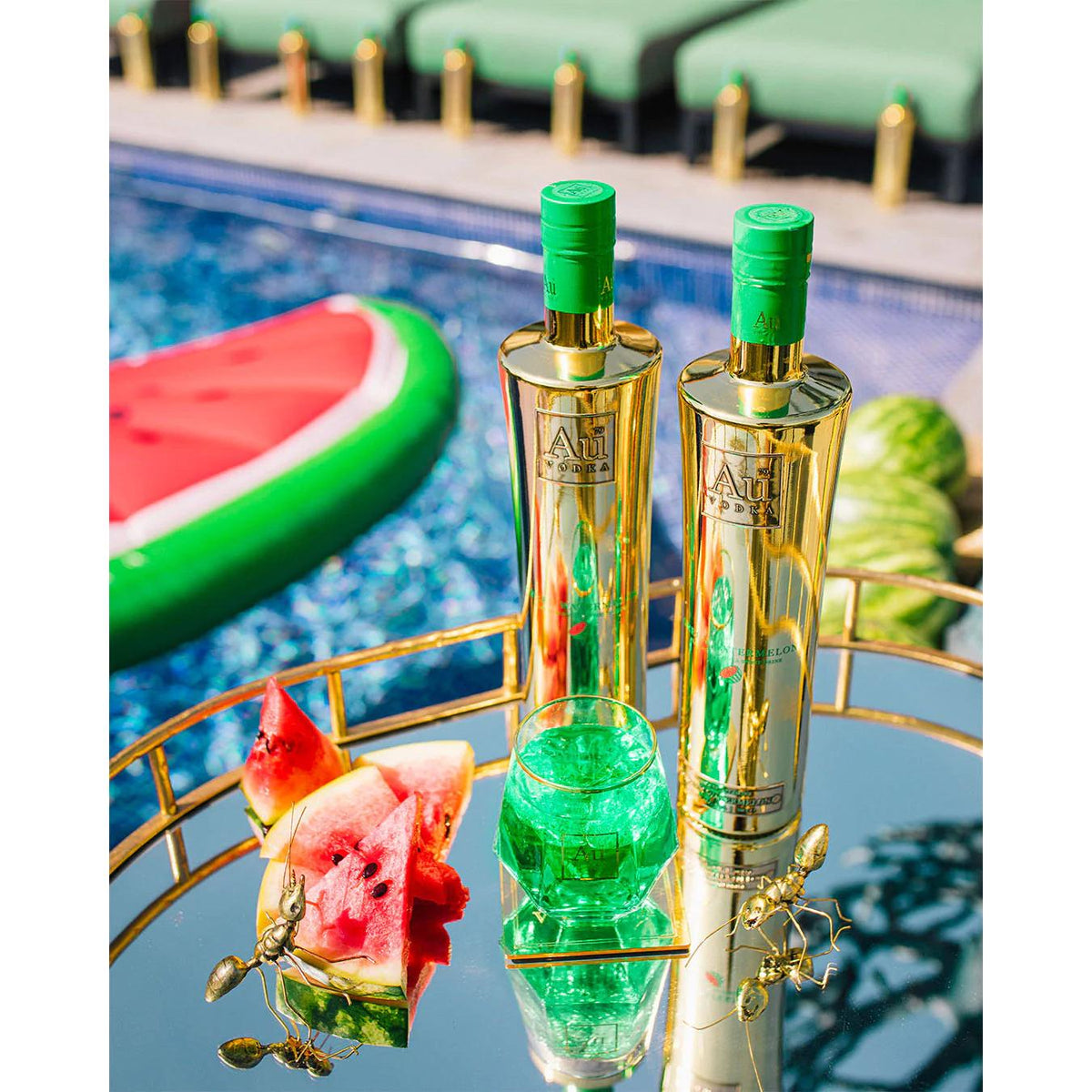 Au Vodka Green Watermelon 700ml