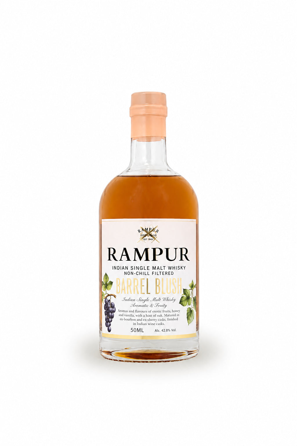 Rampur Double Cask Indian Single Malt Whisky 50ml