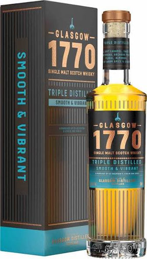 Glasgow 1770 Triple Distilled Single Malt Scotch Whisky 700ml