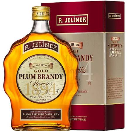 R. Jelínek Gold Plum Brandy Aged 10 Year Old 700ml