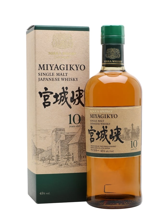 Nikka Miyagikyo 10 Year Old Single Malt Japanese Whisky 700ml