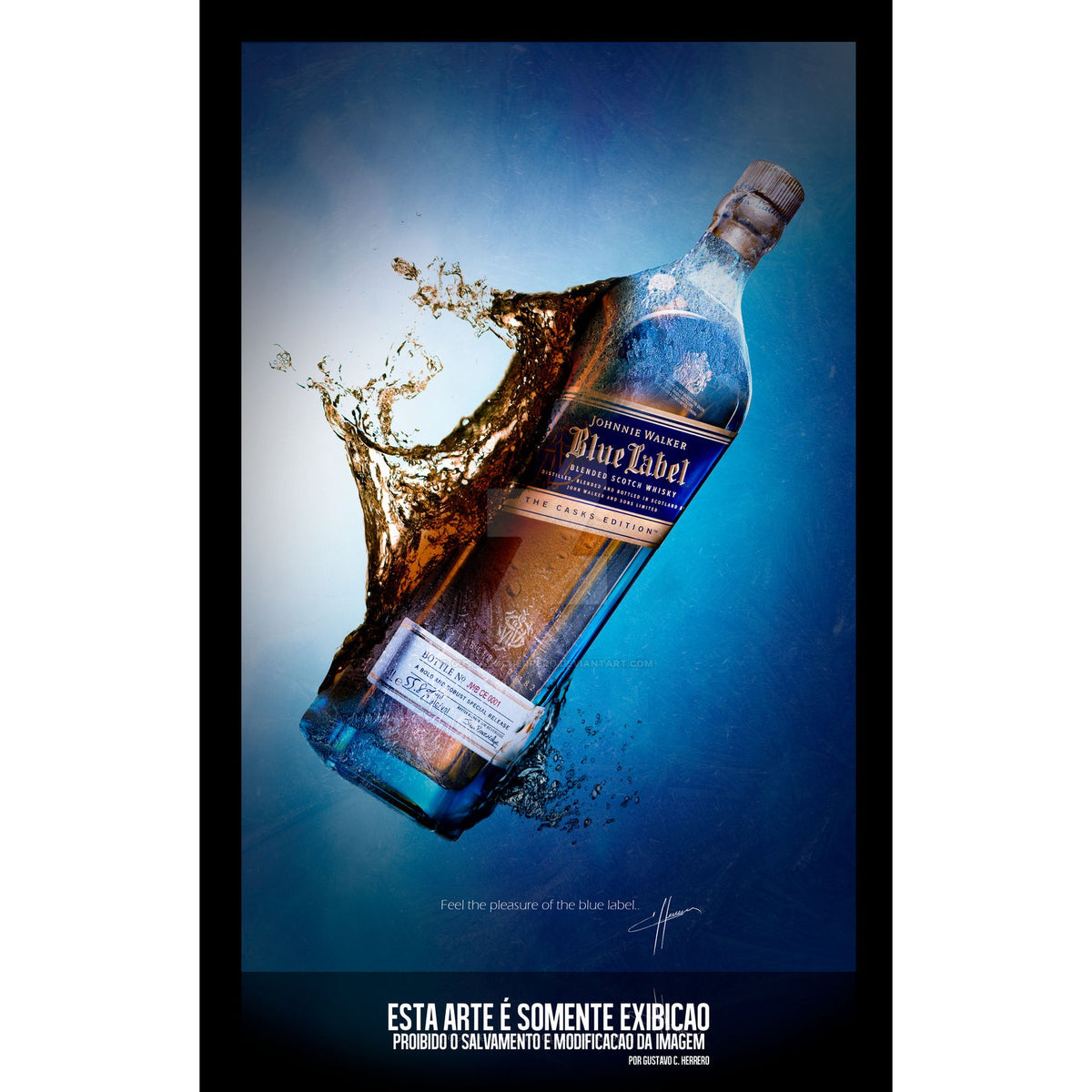 Johnnie Walker Blue Label Scotch Whisky 200ml