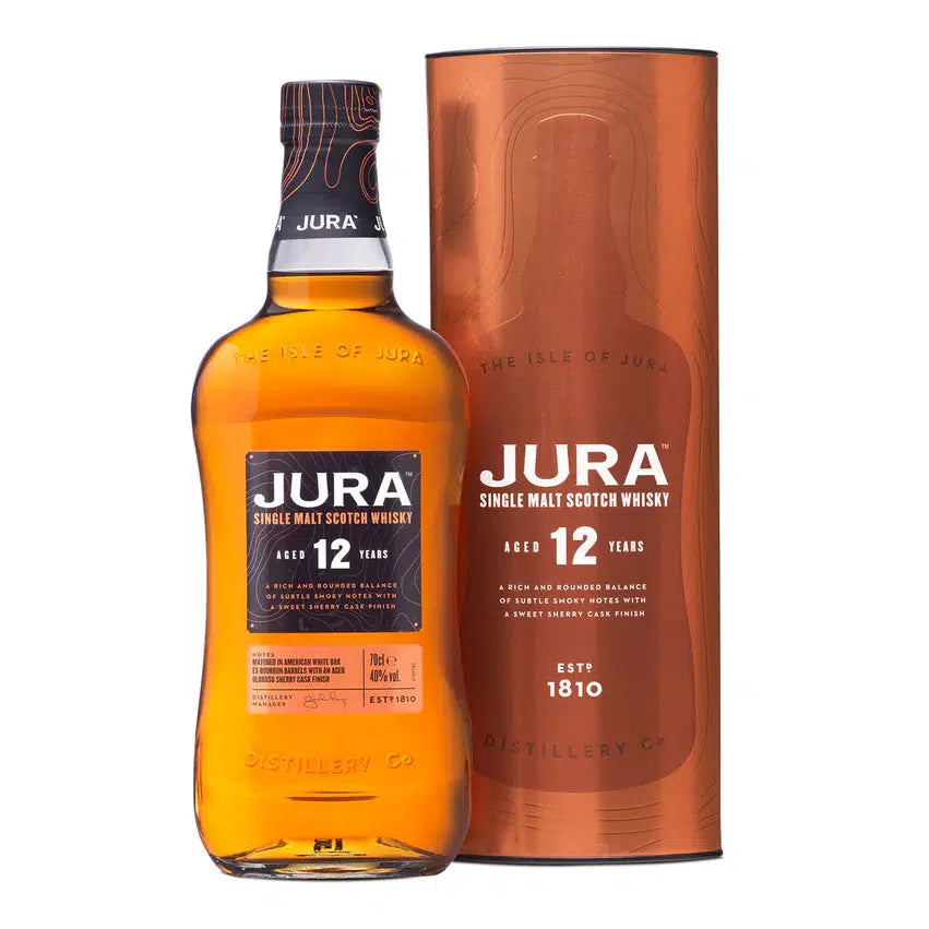 Isle of Jura 12 Year Old Single Malt Scotch Whisky 700ml